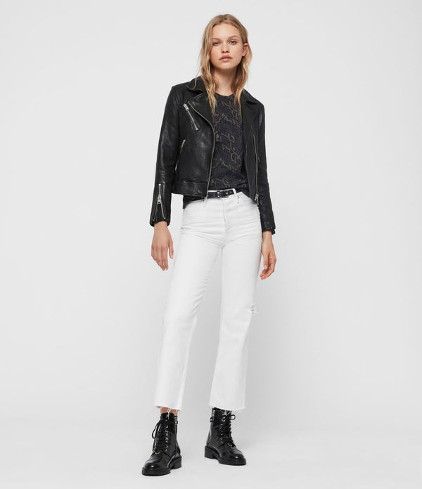Women's FIA LEATHER BIKER JACKET